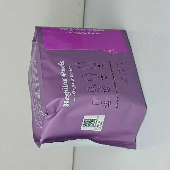 Organic Cotton Regular Pads - Lavender - Picture 4 of 7